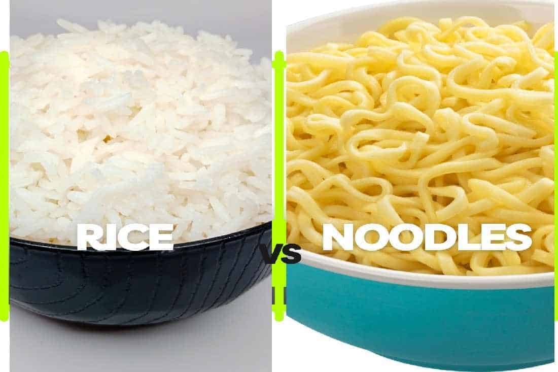 The big question? Rice vs Noodle